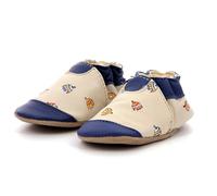 Robeez Vestir Niño Neonfish Zapatilla, Beige Claro Azul, 19/20 EU