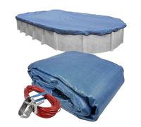 Robelle 381015 - Oval por Encima del Suelo Piscinas Malla Invierno Funda