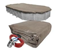 Robelle 381015 - Oval por Encima del Suelo Piscinas Malla Invierno Funda