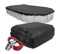Robelle 381530 - Cubierta de Malla de Invierno para Piscinas ovaladas sobre el Suelo de 15 x 30 pies