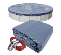 Robelle 4618-4K - Cubierta de alberca para Invierno, Value-Line con superposición de 4 pies, Piscinas sobre el Suelo de 18 pies