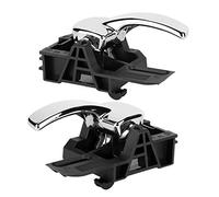 Roberee Maneta Nissan Qashqai, Paquete De 2 Manija De La Puerta Cromadas Interiores Izquierda Y Derecha Repuestos para Nissan Qashqai 80671-JD00E Mk1 / J10 / JJ10 2007-2013