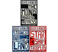 Robert A. Heinlein Collection 3 Books Set (The Moon is a Harsh Mistress, Stranger in a Strange Land, Starship Troopers)