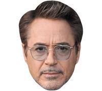 Robert Downey Jr (Stubble) Mascaras de personajes famosos, caras de carton