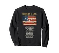 Robert E Lee Civil War Battles Tour Lista de campañas históricas Sudadera