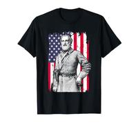 Robert E Lee Guerra Civil Confederado General Retrato Arte Camiseta