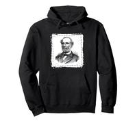 Robert E Lee Guerra Civil Confederado General Retrato Arte Sudadera con Capucha