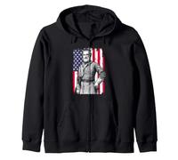 Robert E Lee Guerra Civil Confederado General Retrato Arte Sudadera con Capucha