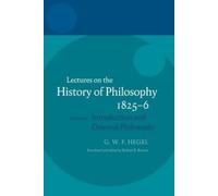 Robert F. Brown Robert F. Hegel: Lectures on the History of Philos (Tapa dura)