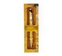 Robert Frederick Gustav Klimt Fine Art - Bolígrafo de tinta negra con mecanismo de giro en caja de regalo, elegante regalo de papelería