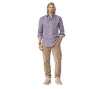Robert Graham Minnow a Rayas Camisa Algodón Manga Larga Cuello Kent Lujo