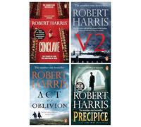 Robert Harris Collection 4 Books Set (Conclave, V2, Act of Oblivion & Precipice)
