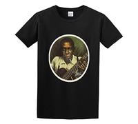 Robert Johnson Men's T-Shirt Unisex Black Cotton Hip Hop Print tee Shirts 3XL