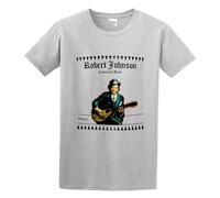 Robert Johnson Pazz Movie Men's T-Shirt Unisex Gray Cotton Hip Hop Print tee Shirts XXL
