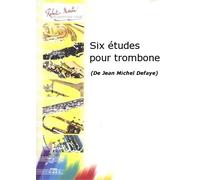 ROBERT MARTIN DEFAYE J.M. - SIX TUDES POUR TROMBONE