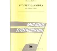 ROBERT MARTIN FAILLENOT M. - CONCERTO DA CAMERA, TROMBONE SOLO