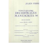 Robert Martin porret J. - vingt de Quatre dchiffrages manuscrits (B) Teoría y PEDAG ogik trompeta