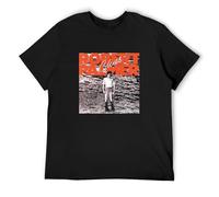 Robert Palmer Clues Men's T-Shirt Unisex Black Cotton Hip Hop Print tee Shirts M