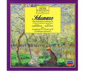 Robert Schumann - Grosse Komponisten Und Ihre Musik 7: Klavierkonzert A-moll Op. 54 / Symphonie Nr. 1 B-Dur Op. 38 - Decca - 411 369-1