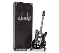 Robert Smith (The Cure) - Guitarra en miniatura - Regalos musicales - Adorno hecho a mano