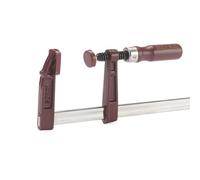 Robert Sorby Select Sargento de Tornillo 300mm 12", Prensa Carpintería 250kg Fuerza de Sujeción, Profundidad 80mm, Barra Niquelada y Cabezal Deslizante