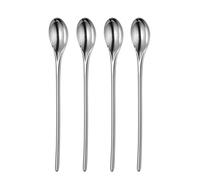 Robert Welch 4 Cucharas de café con leche Bud Bright acero inoxidable