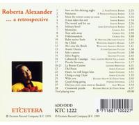 Roberta Alexander Roberta Alexander - A Retrospective (CD) (Importación USA)