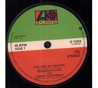 ROBERTA FLACK AND DONNY HATHAWAY - YOU ARE MY HEAVEN 7 INCH (7" VINYL 45) UK ATLANTIC 1979