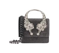 Roberto Cavalli - Bolso de Cuero con Tigres - Bags - Mujer - Negro - ONE SIZE -