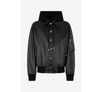 Roberto Cavalli Bómber De Piel Con Capucha - Male Promo Sale Fw2025 Negro 52
