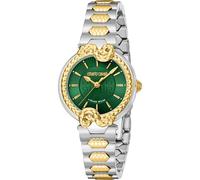 Roberto Cavalli Reloj Analógico para Mujeres de Cuarzo con Correa en Acero Inoxidable RV1L214M0061