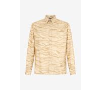 Roberto Cavalli Camisa Con Estampado Tiger Skin - Man Camisas Beige 50