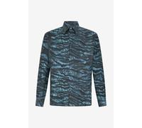 Roberto Cavalli Camisa Con Estampado Tiger Skin - Man Camisas Blue 54