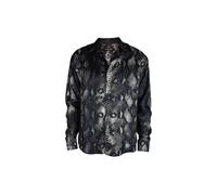 Roberto Cavalli - Camisa de seda con estampado de pitón Rock - Shirts - Hombre - Negro - S -