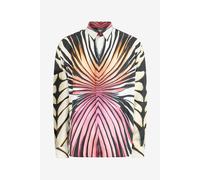 Roberto Cavalli Camisa Estampado Ray Of Paradise - Male Camisas Coral Pink 52