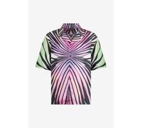 Roberto Cavalli Camisa Estampado Ray Of Paradise - Male Camisas Purple/green 48