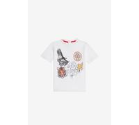 Roberto Cavalli Camiseta Blanca Con Estampado Gráfico - Male Optical White 09m