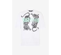 Just Cavalli Camiseta 'TIGERS' aqua / negro / blanco M aqua / negro / blanco