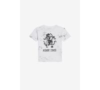 Roberto Cavalli Camiseta Blanco Óptico Con Monograma Rc Marmolado - Male Camisetas Y Polos Optical White 04a