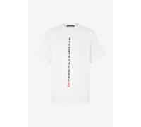 Roberto Cavalli Camiseta Con Dragones Y Logotipo - Male Promo Sale Fw2025 Blanco S