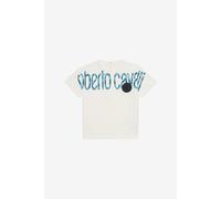 Roberto Cavalli Camiseta Con Estampado De Logo Bandana - Male Bebe-niño (6m-3a) Milky White 12m