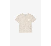 Roberto Cavalli Camiseta Con Estampado Piel De Tigre Y Parche - Male Chicos (4-16 Años) Marfil 12a