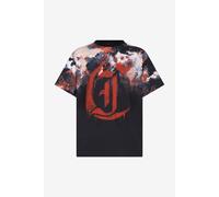 Roberto Cavalli Camiseta Con Estampado Rusty Stain - Male Camisetas 899 Black +ms3 Multi Xl
