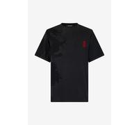 Roberto Cavalli Camiseta Con Monograma Rc Estilo Ideograma - Male Negro S