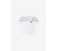 Roberto Cavalli Camiseta De Algodón Con Estampado De Logo - Male Optical White 12a