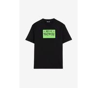 Roberto Cavalli Camiseta De Algodón Just Cavalli Con Logotipo - Male Negro M