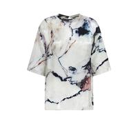 Roberto Cavalli - Camiseta estampada de mármol monocromática - Tops - Mujer - Multicolor - M -