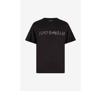 Roberto Cavalli Camiseta Negra Con Logo Just Cavalli - Male Camisetas Black Xl