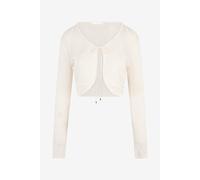 Roberto Cavalli Cárdigan De Punto Con Motivo Ray - Female Prendas De Punto Bianco Latte L