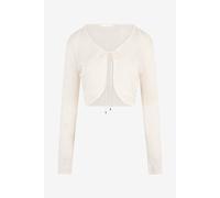 Roberto Cavalli Cárdigan De Punto Con Motivo Ray - Female Prendas De Punto Bianco Latte M